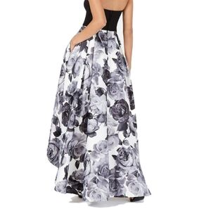 Strapless High Low Formal Dress